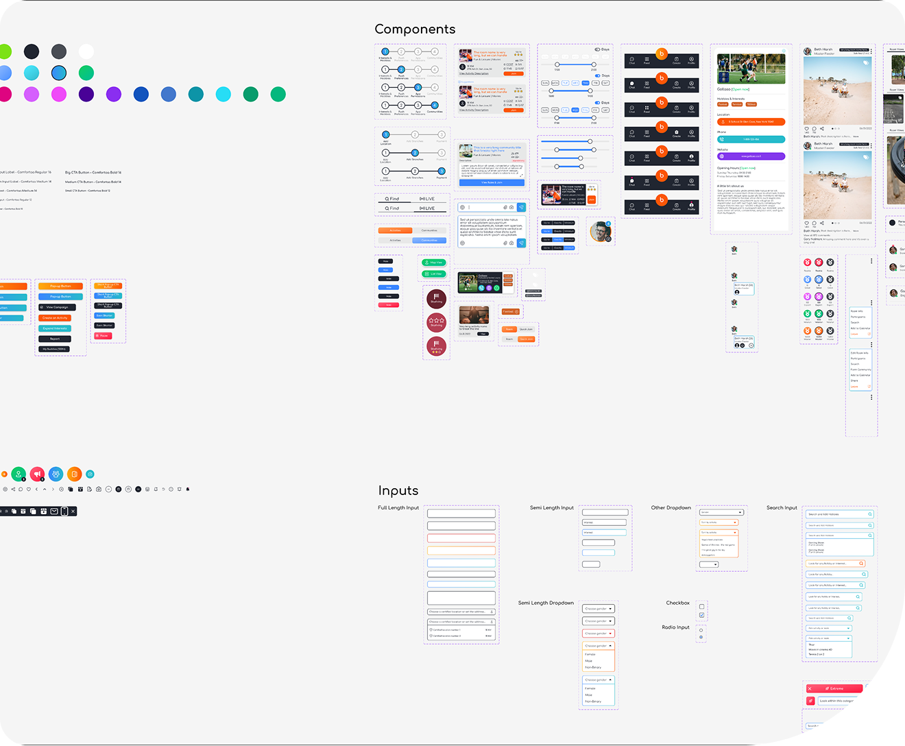 UI Design, High-Fidelity Prototype, Design System